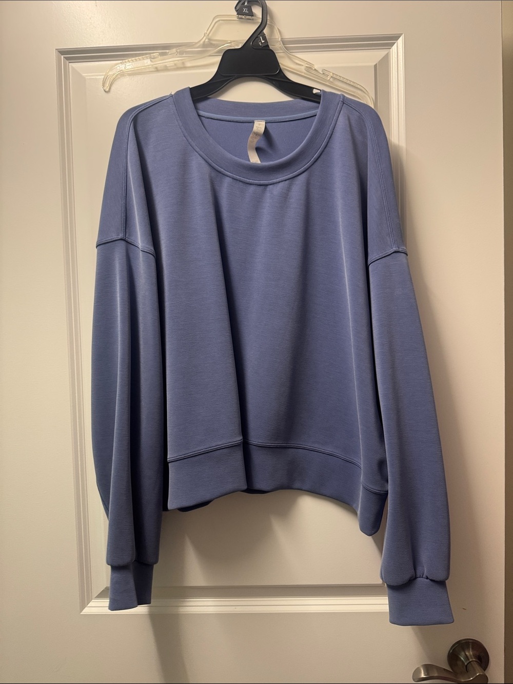 lululemon athletica Relaxed Crew Sweatshirt in Dusty Blue